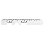 Ezyaid Premium Metal PD Ruler - Pupillary Distance Ruler with Instructions for Myopia Distance Glasses, Pupil Measurement Tool for Prescription Eyeglasses with Eye Care Tips