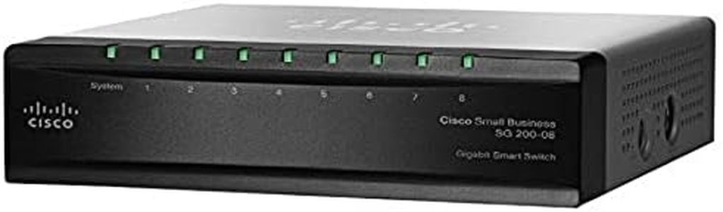Cisco SG200-08 8-port Gigabit Smart Switch (SLM2008T-NA)