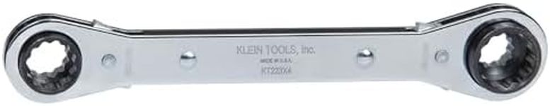 Klein Tools KT223X4 Lineman's Ratcheting 4-in-1 Box Wrench