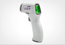 Professional Digital Temperature Gun - White | Accurate Infrared Thermometer for Non-Contact Temperature Measurement | With LCD Backlight Display and Audible Alarm
