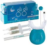 gli gli Sparkle Booster Teeth Whitening Kit - 2 x 5ml PAP Whitening Gel Syringes - Includes Rechargeable LED Whitening Device , Shade Guide & Remineralization Pen - 10 to 15 days treatment