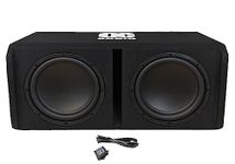 OE AUDIO 212SP Twin 12" Active Amplified 3600W Double Bass Box Sub Car Subwoofer
