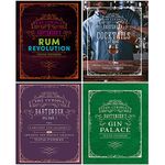 Tristan Stephenson 4 Books Collection Set (The Curious Bartender's Rum Revolution, Cocktails At Home, The Curious Bartender, Gin Palace)