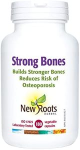 New Roots Herbal - Strong Bones - 180 capsules - Bone Strength Supplement - Bone Support Supplements for Men and Women - Strong Bones Supplements for Men and Women - Development & Maintenance of Bones