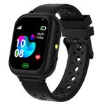 GAMESIR Q15 Kids Smart Watch 1.44" TFT Display 3G /4G SIM Support, Learning & Gaming Apps, Gifting Watch, Waterproof, GPS Tracking, 2-Way Bluetooth Calling Features Smartwatch for Boys & Girls (Black)