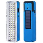 Pick Ur Needs Solar Home Emergency Rechargeable Led Lantern Floor Lamp Light 60 Smd, Blue