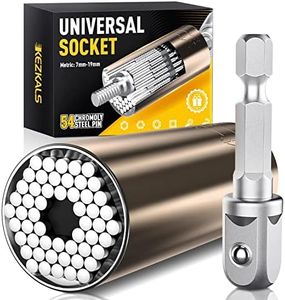 Stocking Stuffers for Adults Men Him, Universal Socket Tool Boyfriend Christmas Gifts for Men, White Elephant Gifts for Adults, Mens Birthday Gifts for Men, Dad, Him, Gifts for Men Who Have Everything