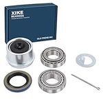 XIKE 1 Set Fits 1.000'' inch Axles Trailer Wheel Hub Kit, Include L44643/10 Bearings, 12192TB/34823 Seal, OD 1.98'' Dust Cover and Cotter Pin.