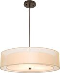 VONLUCE 3-Light Drum Chandeliers, 2