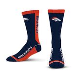 For Bare Feet MVP Crew Sock NFL Large