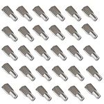 100 Pcs Shelf Pins, 5mm Spoon Shape Cabinet Furniture Shelf Support Pegs Nickel Plated