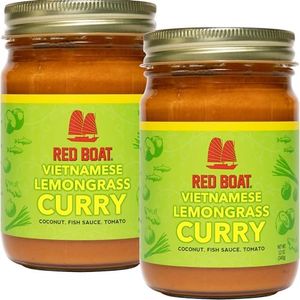 Red Boat Fish Sauce Vietnamese Lemongrass Curry | Deliciously bold flavors ready in 20 min | Simple ingredients, nothing artificial | 12 oz (Pack of 2)