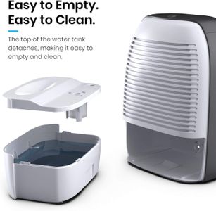 Pro Breeze 1500ml Compact Dehumidifier – Portable Moisture Remover