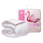 Canadian Down & Feather Co. - All Season Weight White Down Duvet Queen Size - 260 TC Shell 100% Cotton - Filled in Canada