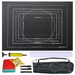 Celawork Puzzle Mat for Puzzles, Jigsaw Rolls, with up to 3000, 2000, 1000 Puzzle Pieces, Puzzle Pad, Puzzle Mat, Practical Accessories for Storage of Puzzles (Black, for 3000 Pieces)