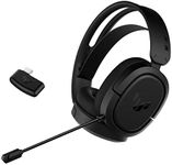 ASUS TUF Gaming H1 Wireless Headset Features a 2.4 GHz Connection, 7.1 Surround Sound with deep bass, a Discord and TeamSpeak-Certified Microphone, a Lightweight and Comfortable Design