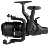 Mitchell MX1 FS 6500 Allround Fishing Reel with Line - Spinning Free Spool Freshwater Carp Fishing Reels and Deadbait Pike & Zander Anglers - Robust and lightweight Black Aluminium - 2+1 Bearings