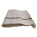 Nihira Woolen Blanket Original Maharashtrian Ghongadi (White-12 * 4ft)