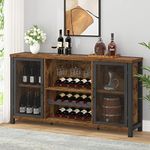 IBF Rustic Wine Bar Cabinet, Coffee