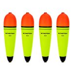 THKFISH Slip Bobbers Floats EVA-Slider-Bobbers Slip Corks for Sea Fishing Catfish Bobbers Assortment Freshwater-4in-4PCS