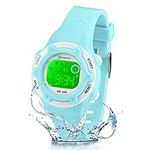 Edillas Kids Watches Digital for Girls Boys,7 Colors Waterproof Learn Time Watches for Child Sport Outdoor Multifunctional Wrist Watches with Stopwatch/Alarm