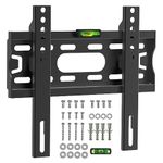 Digank Tv Wall Bracket For 17-42 Inch, Flat Tv Wall Mount With Spirit Level, 25kg Capacity, Max Vesa: 200x200