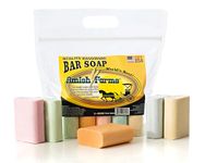 Amish Farms Original Recipe All Natural Soap Bar - Made in USA, Handmade, Vegan Moisturizing for Sensitive Skin - Women & Mens Face & Body Bar Soap - Wildflower Scent 5 Oz Each (5 Bars) Colors Vary