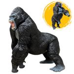 Funfob Gorilla Kong Action Figure Toy Height- 18cm PVC Plastic Material | Gorilla Black