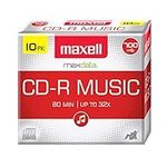 Maxell 80-Minute Music CD-Rs (62513