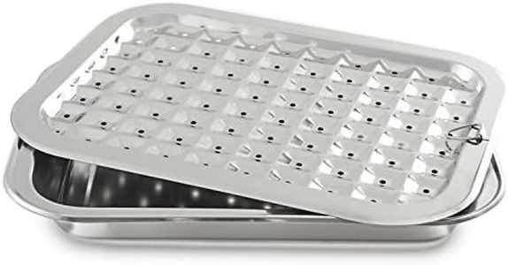 Norpro 17x12 Stainless Steel Broil and Roast Set
