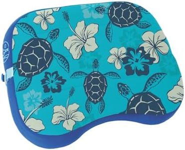 Ballast Beach Pillow – Comfy, Durable & Compact, Stays Put on Windy Beaches with Patented Sand Pouch, Inflatable Pillow for Beaches, Pools, Camping, Festivals and Travel (Caribbean Turtles)