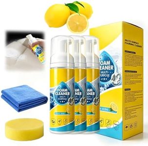 linseyCove 3 Pack 4-in-1 Multi-Enzyme Foam Cleaner, Multipurpose Enzyme Foam Cleaner for Household, All-Purpose Deep Cleaning Spray for Car Interior, Kitchen,Bathroom Tiles,Sofa