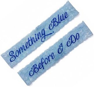 DACE PRO Something Blue Garter for Bride – Bridal Garter with “Something Blue Before I Do” – Bridal Garter Keepsake – Wedding Garter for Bride, Sentimental Gift