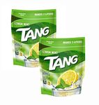 Tang Lemon Mint Instant Drink powder Resealable Pouch Imported, 375g Each (Pack of 2)