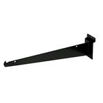 Only Hangers Shelf Brackets for Slatwall, 12", Black (Pack of 48) - Fits all Slatwall Panels