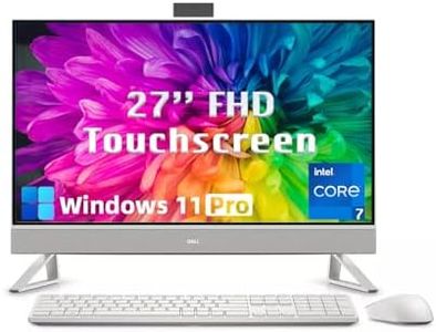 Dell 27 All-in-One Desktop Computer, 27" FHD IPS Touchscreen, Core 7 150U(Up to 5.5 GHz), Wireless KB & Mouse, NVIDIA GeForce MX570A GDDR6, Wi-Fi 6E, Windows 11 Pro (32GB RAM, 1TB SSD)