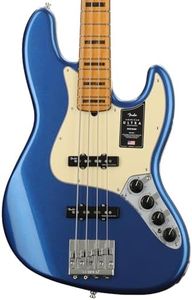 Fender American Ultra Jazz Bass, Cobra Blue, Maple Fingerboard