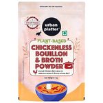 Urban Platter Plant-Based Chickenless Bouillon and Broth Powder, 1kg [Quick & Easy to Prepare | Ideal Seasoning | MSG-Free | Preservative-Free]