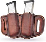 1791 GUNLEATHER 2.1 Mag Holster - Double Mag Pouch for Single Stack Mags, OWB Magazine Pouch for Belts - Classic Brown, Stealth Black, Black & Brown and Signature Brown (Vintage)