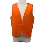 Kids Orange Peasant Costume Vest (M