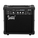 GLARRY Amplifier for Electric Bass, Mini Guitar Practice Amp 20W with Volume, Treble, Bass and Middle Controls, Portable Vox Amp with Headphone MP3 Input