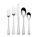 Mikasa Novaro 45-Piece 18/10 Stainless Steel Flatware Set, Service for 8