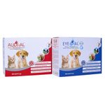 Eye-D-Al+ & Audial for Dogs and Cats | Pet Eye & Ear Care Kit Combo | Eye Drops | Ear Drops | 100% Herbal | Gentle & Non-Stinging | No Side Effects | Pack of 1 (20ml + 20ml)