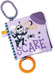 Kids Preferred Disney Nightmare Before Christmas My First Scare Jack Skellington Soft Book Baby Teething Crinkle Book with On-The-Go Clip, Crinkle Pages, and Teethers, Multicolor