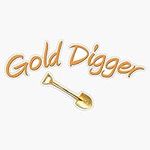 Gold Digger Sticker Vinyl Waterproo