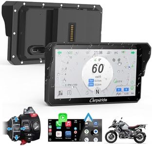 Carpuride W602BSPRO for BMW Motorcycle Carplay & Android Auto 6.25" IP67 Waterproof Car Play Moto GPS Navigation Screen with Dual Bluetooth, Data Reading, OTA, Wonder Control, TPMS, Compass, Barometer