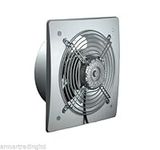 Silent Industrial Extractor Fan 200mm / 8" Heavy Duty Quiet Commercial Ventilator D200