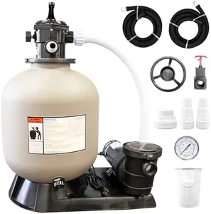 Swimline Sand Filter Combo Set with Stand & Multi Port Valve