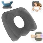 Lotvic Donut Cushion, Inflatable Seat Cushion, Portable Donut Pillow, Breathable Hemorrhoid Cushion, Ring Cushions for Pressure Relief, Donut Cushion for Hemorrhoid, Pressure Sores, Prolonged Sitting