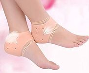 QUIQSHIPP Silicone Gel Pad Socks For Heel Swelling Anti Crack Dry Hard Cracked Heels Repair Cream Foot Care For Men And Women